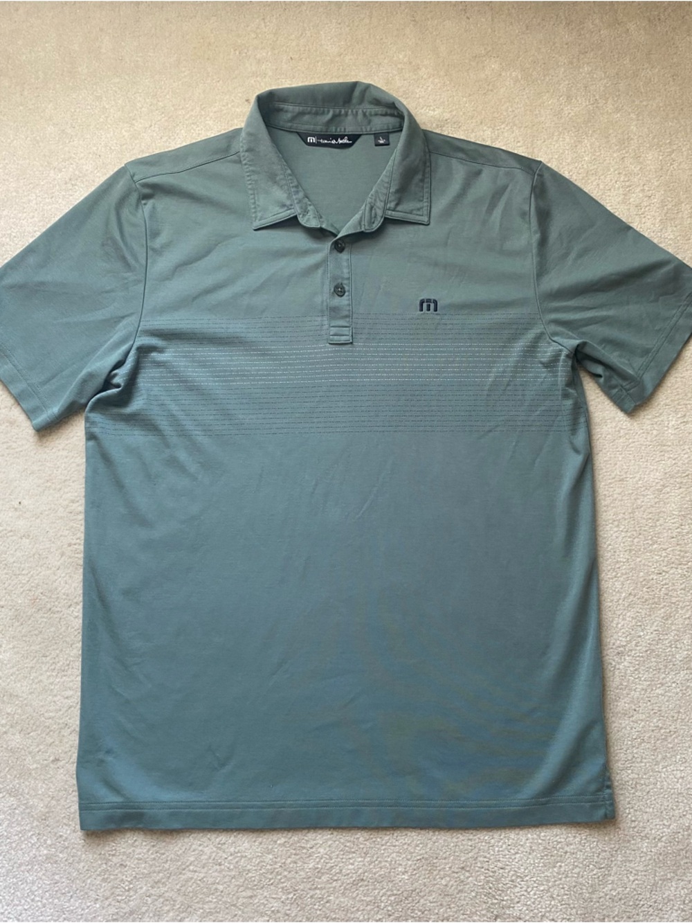 Travis Mathew South Bend Country Club Embroidered Golf Short Sleeve Polo Large